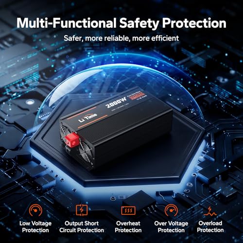 2000W Power Inverter with ATS Transfer Switch