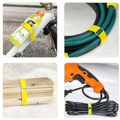 1"x16ft Hook and Loop Straps with 25 Metal Buckles