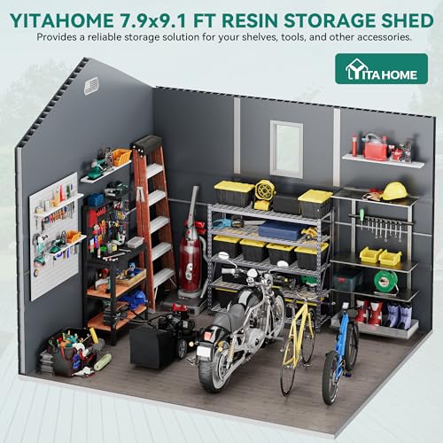 8x9FT Resin Storage Unit sans Flooring