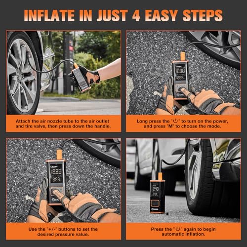 Tire Inflator Portable Air Compressor