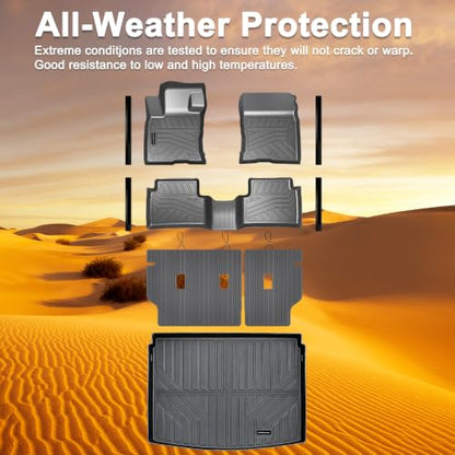 Ford Bronco Floor Mats & Cargo Liner with Backrest Protectors Custom Fit for 2021