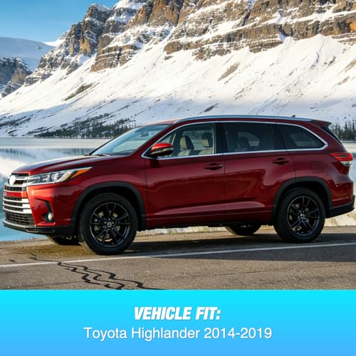 in Channel Window Rain Guards for Toyota Highlander 2014