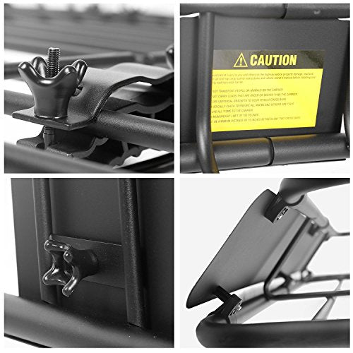 Roof Rack Cargo Basket 64"x39"x4" for SUV Truck Van Car
