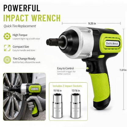 Electric Car Jack Kit 5Ton 12V Hydraulic