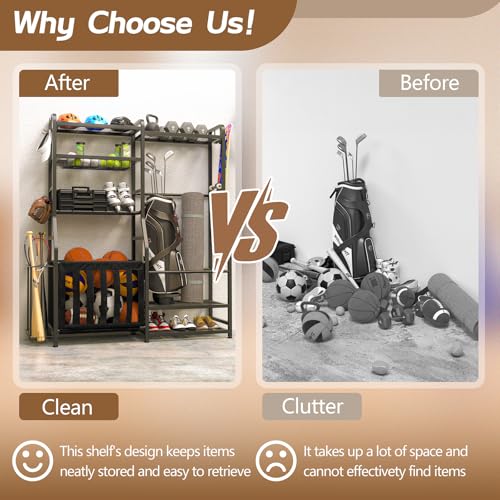 Sports Equipment Organizer