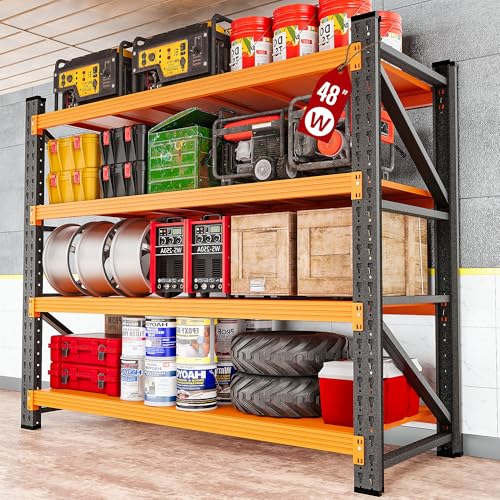 48" Wide Heavy Duty Garage Shelving Units