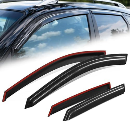 4PCS Tape On Window Visors for 2010