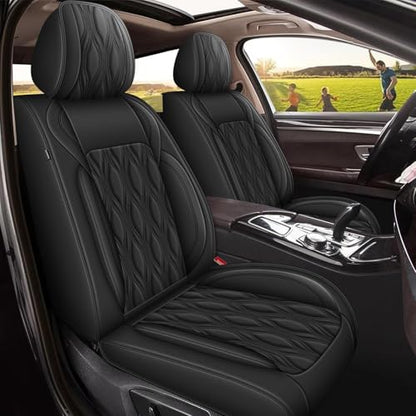 Front Waterproof Leather Seat Covers for Subaru Outback 2007