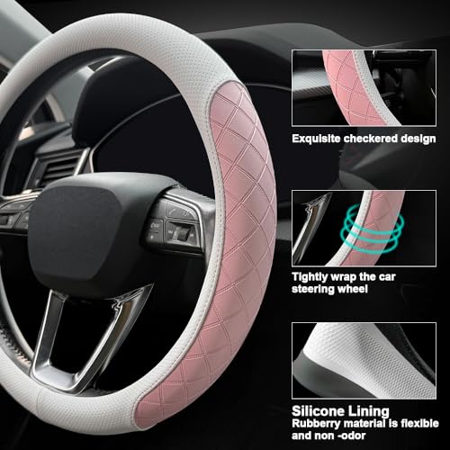 Nappa Leather Steering Wheel Cover