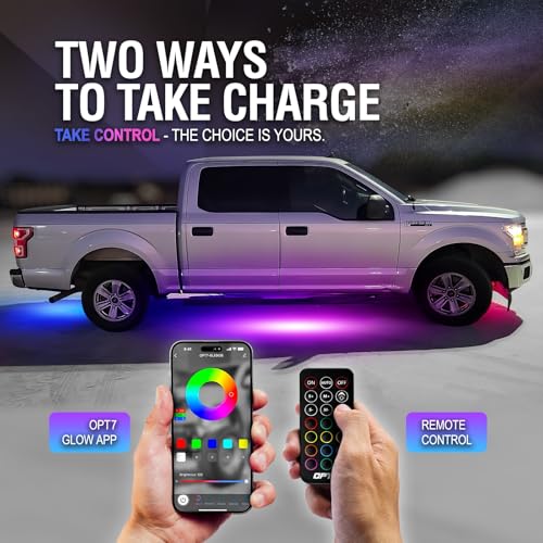 Aura DreamColor Underglow Chasing Lights for Truck with APP & Remote (4 Count)