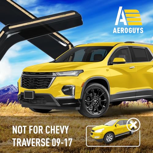 Extra Durable Window Deflectors in (4 Count)