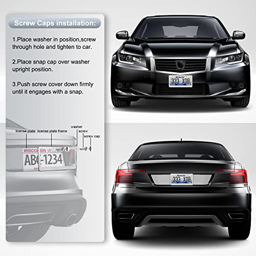 2 Pack License Plate Frames (2 Count)
