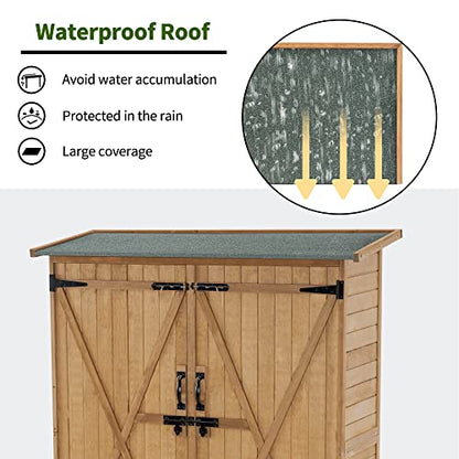 Outdoor Storage Cabinet with Shelves