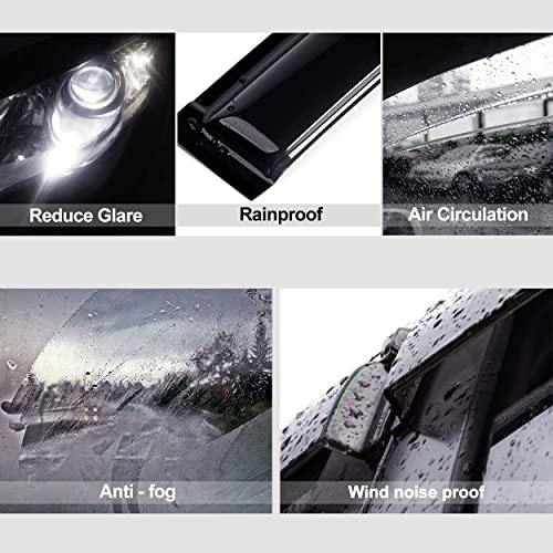 Window Visors Rain Guards for 2013 (4 Count)