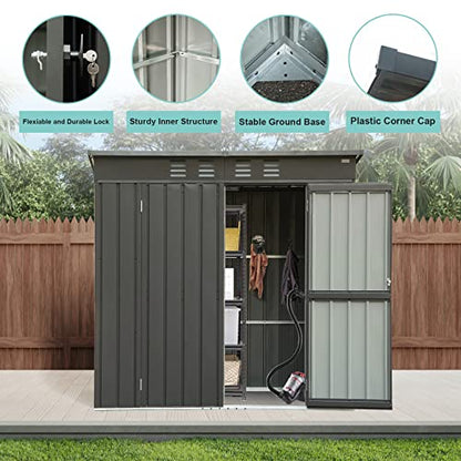 Domi Outdoor Storage Shed 6' x 4'