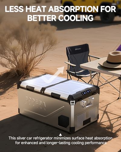 12V Car Refrigerator 100QT Dual Zone Car Fridge