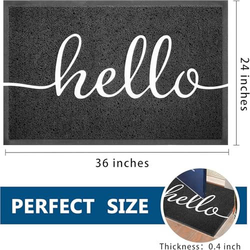 Door Mat Outside Inside Hello Doormat