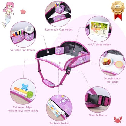 Toddler Car Seat Travel Tray FOR Road Trip Activities
