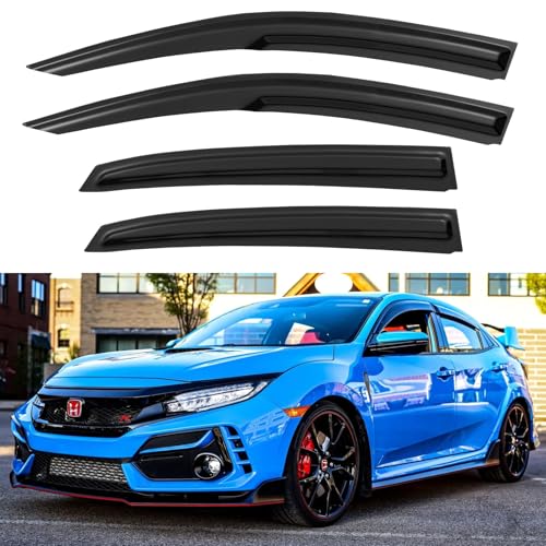 Window Visors Rain Guards for 2016 (4 Count)