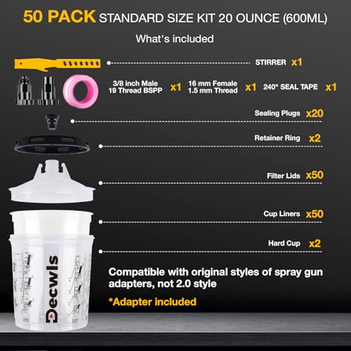 Disposable Paint Cups System 20 oz