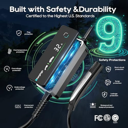 Level 2 EV Portable Charger for Tesla