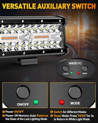 7 Inch LED Light Bar (2 Count)