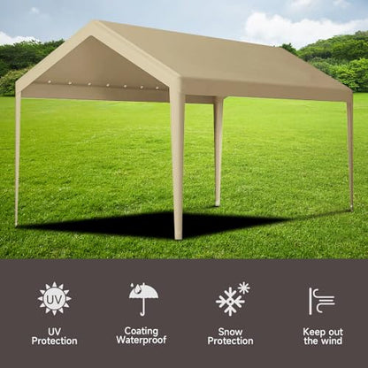 12 x 20 FT Carport Replacement Cover (192 Ounce)