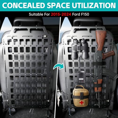 Tactical Seat Back Molle Panel Compatible with 2015