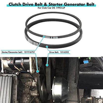 Golf Cart Tune Up Kit & Drive Starter Belt for Club Car DS 1992