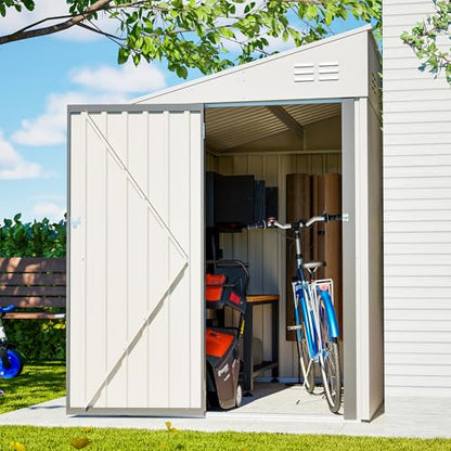 4x7 FT Outdoor Storage Shed Lean to Shed