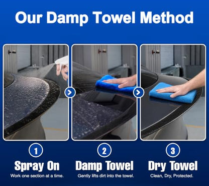 Wash Wax ALL Waterless Car Wash Kit RV Boat Spray Detailer
