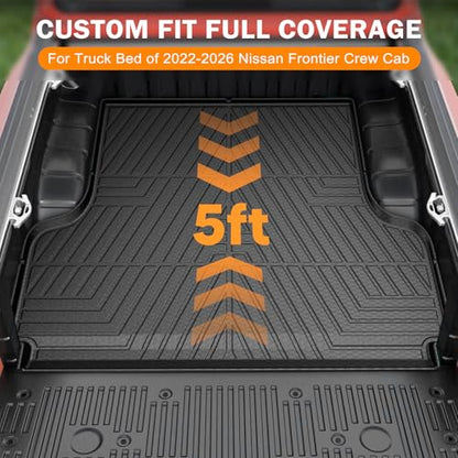 Floor Mats Truck Bed Mat for 2022 (4 Count)
