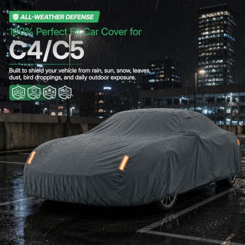 Waterproof Heavy Duty Car Cover Custom Fit Chevy Corvette C4