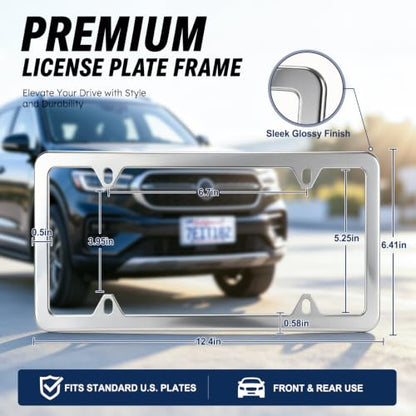 Chrome License Plate Frames