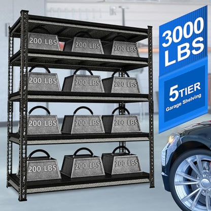Garage Shelving Heavy Duty 3000LBS Loads