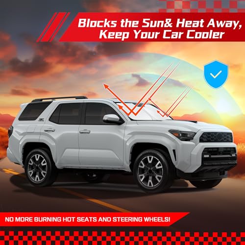 Windshield Sun Shade for Toyota 4Runner 2025
