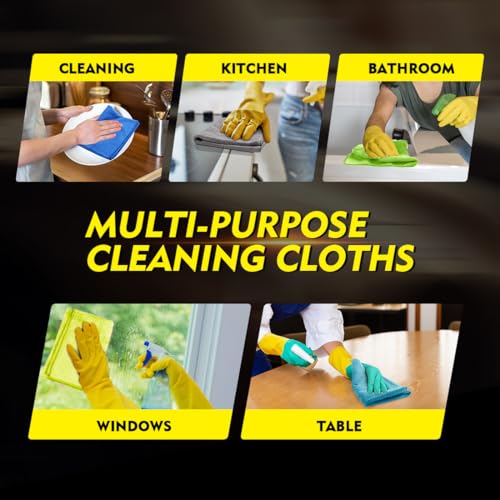 Microfiber Cleaning Cloth 6 Pack (6 Count)