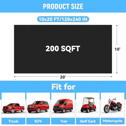 10x20 FT Garage Floor Mat