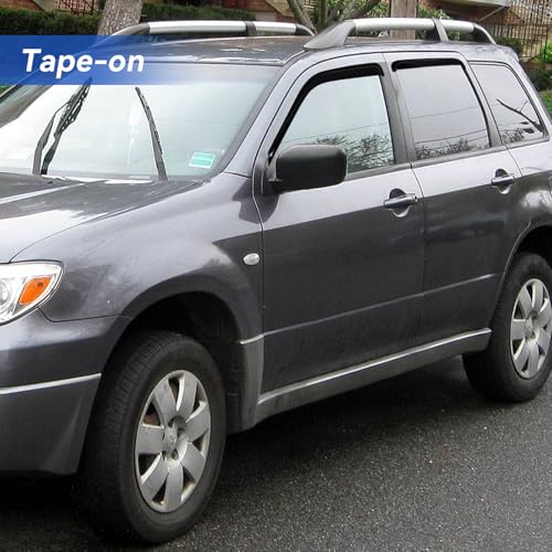 Window Visors Rain Guards for 2003 2004 2005 2006 Mitsubishi Outlander