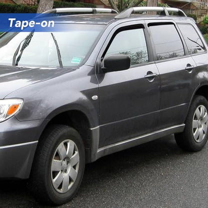 Window Visors Rain Guards for 2003 2004 2005 2006 Mitsubishi Outlander