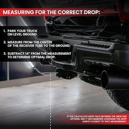 Solid Shank Adjustable Tow Hitch with Dual