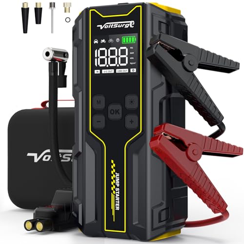 Car Jump Starter with Air Compressor