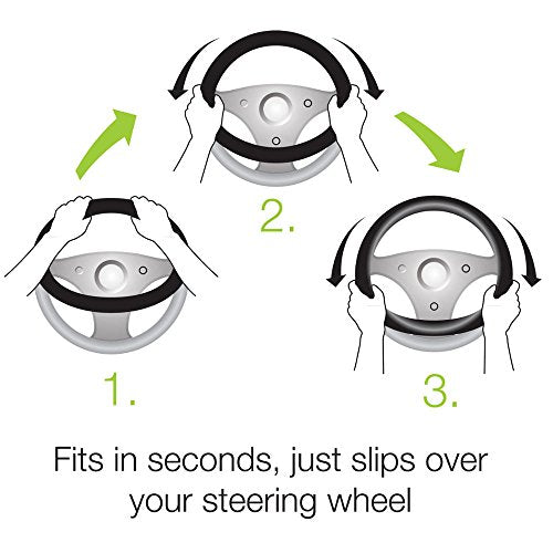 Ergonomic Grip Steering Wheel Cover