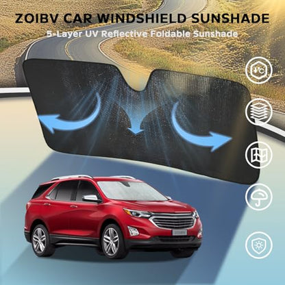 Car Windshield Sun Shade for Chevrolet Equinox 2018