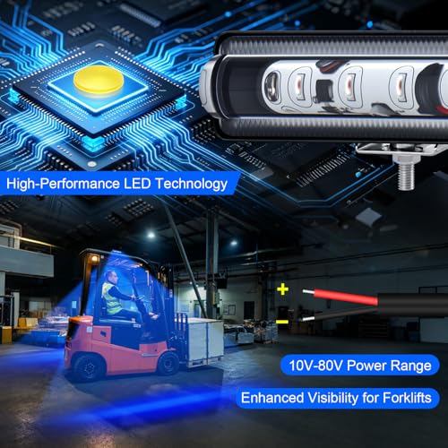 LED Forklift Safety Light Blue for AGV Automated Guided Vehicle