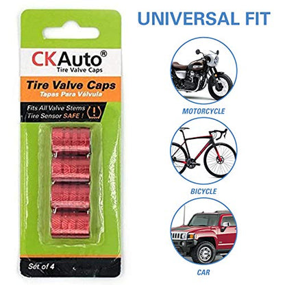 Tire Valve Stem Caps (4 Count)