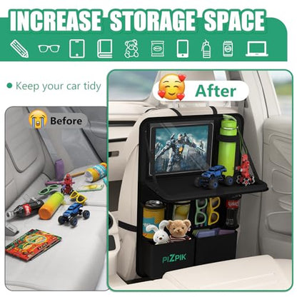 Car Backseat Organizer with Tray