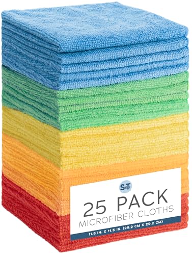Microfiber Cleaning Cloth (25 Count)
