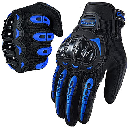 Motorcycle Gloves for Men and Women Touchscreen Guantes Para Motocicleta Hombre for Powersports BMX ATV MTB Motocross Scooter Dirt Bike Riding Gloves Motorcycle Mens Helmets Accessories