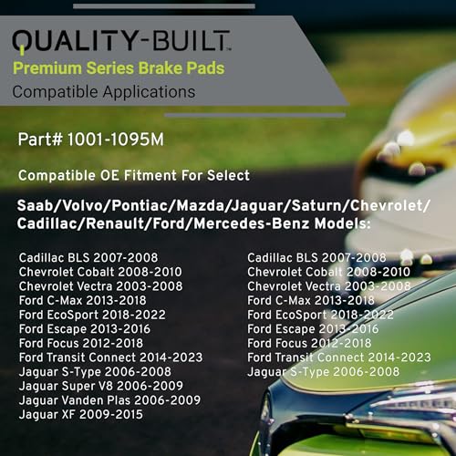 Rear Semi Metallic Brake Pads